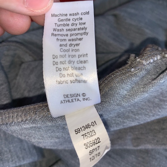 Athleta Chaturanga High Rise Leggings Gray Small - Picture 11 of 13